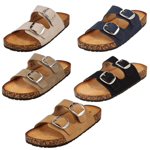 Sandali mule bassi con - mule, doppia