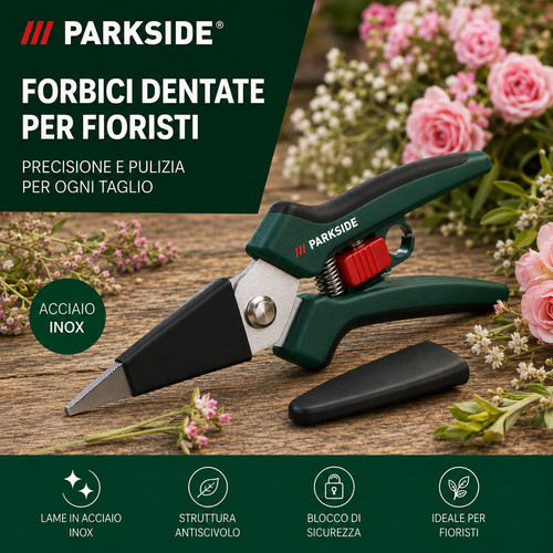 Forbici dentate parkside per - dentate,