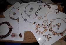 PUBBLICITÀ CATALOGHI FOGLI CARTONCINO LUCIDO CON NASTRI GABRIELLA RIVALTA 