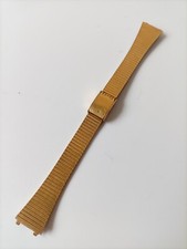 ZENITH Bracciale Cinturino Orologio Lady Vintage Dorato 13 mm