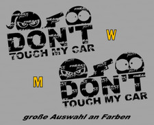 Adesivo DONT TOUCH MY CAR BIKE