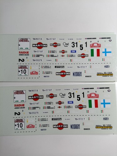 Decals lancia delta - decals,