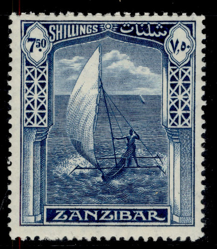 Zanzibar gvi sg321 50 - zanzibar,