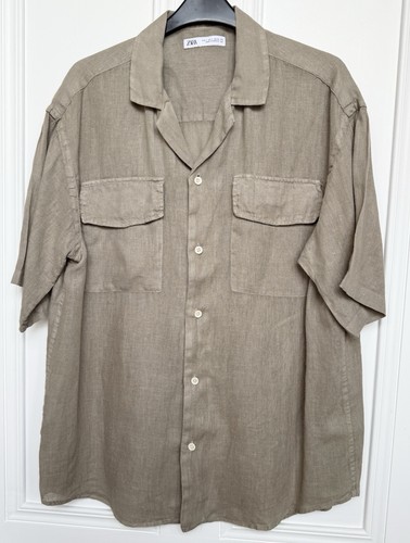 Camicia zara uomo marrone - zara,