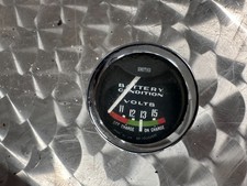 Smiths Battery Condition Gauge Vintage & Bracket strumento anni 60 voltimetro