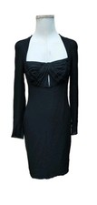VERSACE Abito Nero in Seta