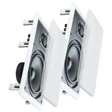 2x Sistema Hifi Home Cinema Surround Sound Altoparlanti da Soffitto a Parete 03-B411A