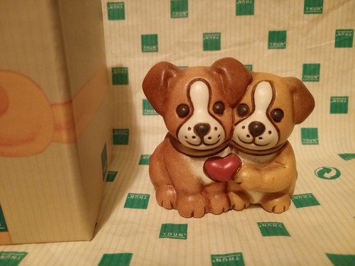 Coppia cagnolini con cuore - coppia,