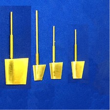 Per 1 200-1/350 Cacciatorpediniere Fregata Modello Nave Ottone Trapezoidale Timone Kit Fai da Te