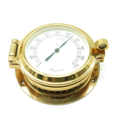Bullaugen hygrometer messing - bullaugen,
