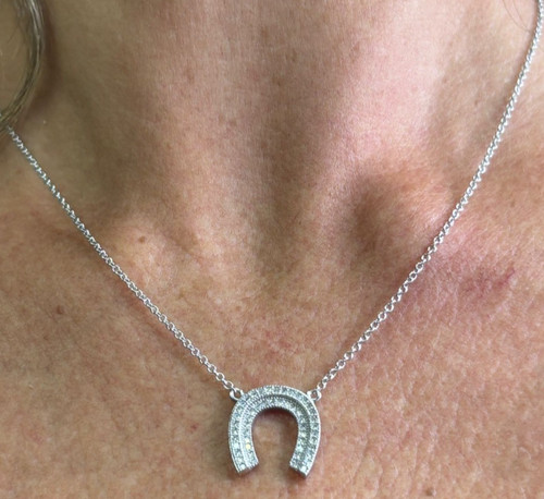 Collana argento 925 rodiato - in,