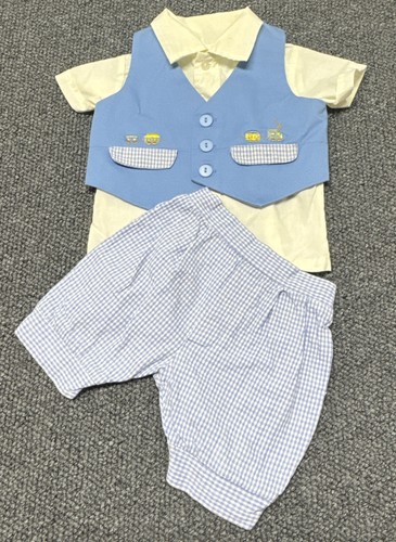 Abito vintage pezzi gingham - vintage, 3