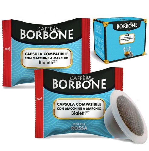 Capsule caffè borbone - capsule, rossa
