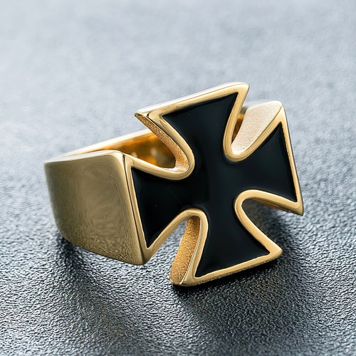 Anello uomo croce ferro