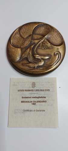 Medaglia poligrafico italia - medaglia,