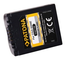 Batteria Patona 7,2V 750mAh per Panasonic Lumix DMC-FZ8,DMC-FZ8EB-K,DMC-FZ8EB-S