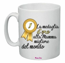 tazza mug scritta medaglia