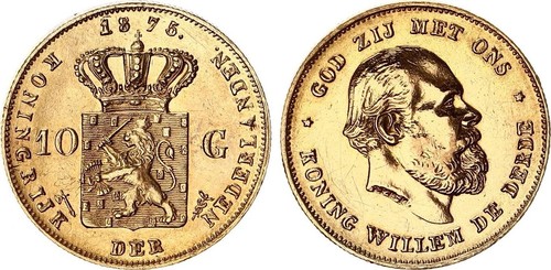 Olanda fiorini oro 1875 - fiorini,