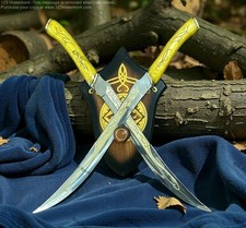 Elfo Doppia Spada Con Targa