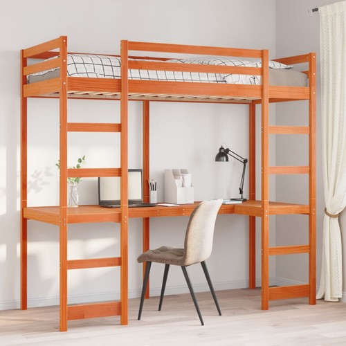 Letto soppalco con - soppalco, scrivania