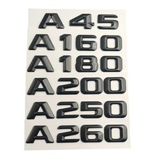Abs lettere auto nere - 3d, per