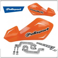 PARAMANI UNIVERSALI CROSS ENDURO POLISPORT FREEFLOW KIT MONT. ALLUMINIO ARANCIO