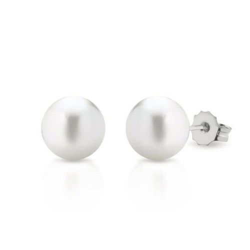 Orecchini perle oro bianco - orecchini, e
