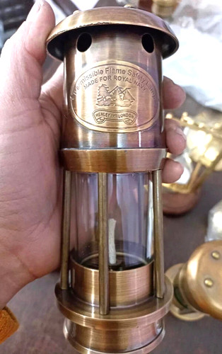 Brass minor lamp antique - lamp,