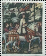 bq62 figurina card quiz calendario 1952 n 35 il cavallo arabo
