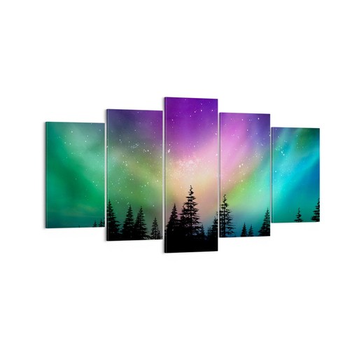 Quadro tela 160x85cm - quadro, aurora