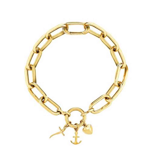 Bracciale donna acciaio gold - donna,