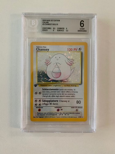 Pokemon chansey prima edizione - chansey,