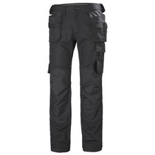 Pantaloni da lavoro Helly Hansen Oxford cotone costruzione uomo nero