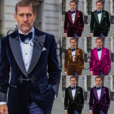Vintage Men Velvet Smoking