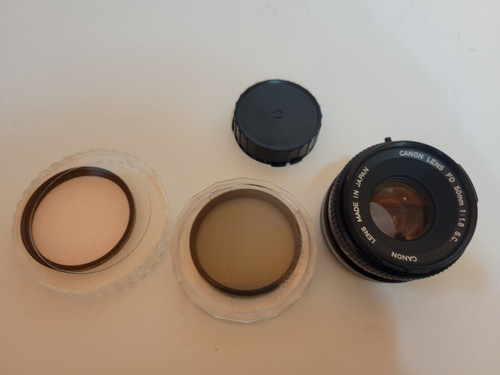 Canon lens 50mm - f/1.8, for