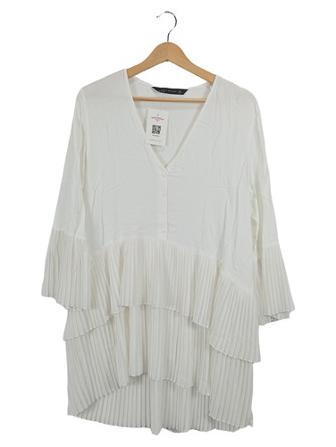 Zara woman damen bluse weiß - bluse,
