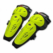 GINOCCHIERE COPPIA LIMITED UFO GIALLO FLUO MOTO CROSS ENDURO OFF ROAD PER ADULTI