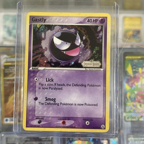 Carta pokemon gastly legend - gastly,