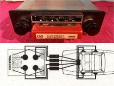 VOXSON Q8 vintage autoradio QUADRIFONICO E STEREO 8 con cassette QUADRIFONICHE