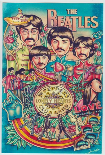 The beatles mini - mini, poster