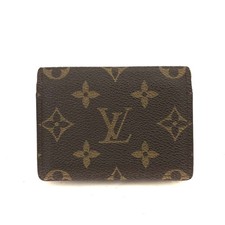 EGA Louis Vuitton Monogram Busta Cartes De Visite Card Case Marrone/7BJ0371