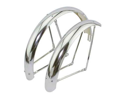 Set parafango cromato - set,