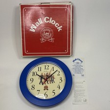Orologio PUBBLICITARIO LEE JEANS WALL CLOCK DA PARETE BLU VINTAGE DESIGN #12