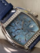 Pryngeps Cronografo Quartz cassa acciaio 37mm madreperla brilli tag garanzia NOS