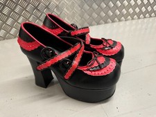 Demonia Charade 23 tacchi platform rosso UK9 UK10 US12