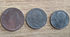 Lotto tre monete Vittorio