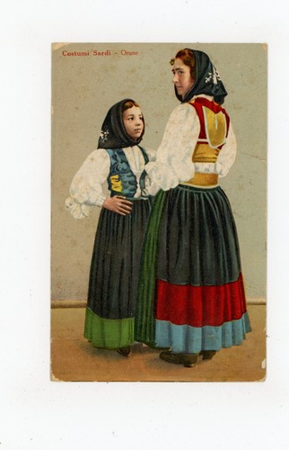 Cartolina nuoro costumi - -,