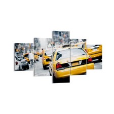 Quadro su Tela 125x70cm Taxi