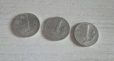 Lotto Di 3 Monete 1 Lira 1957