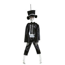 CIONDOLO SCHELETRO CON COSTUME 40 CM